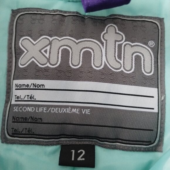 XMTN Girls Snow Pants Purple Size 12 - Picture 4 of 8